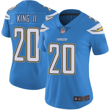Los Angeles Chargers NFL Football Desmond King Electric Blue Jersey Women Limited #20 Alternate Vapor Untouchable->youth nfl jersey->Youth Jersey